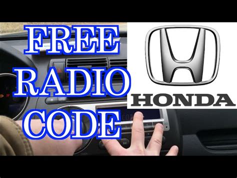 navicode honda|Honda Radio Code .